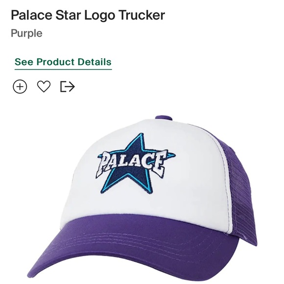 Palace - Star logo Purple Hat - Hype Wear - Picture 4 of 5